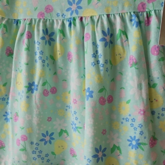 Garanimals Mint Floral Fruit Print Sundress - Picture 3 of 9